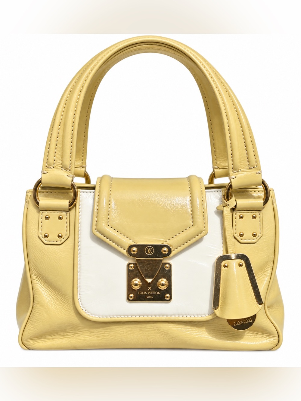 Louis Vuitton Limited Edition 2002-2003 Cruise Sac Bicolore PM Vernis Bag w/ COA